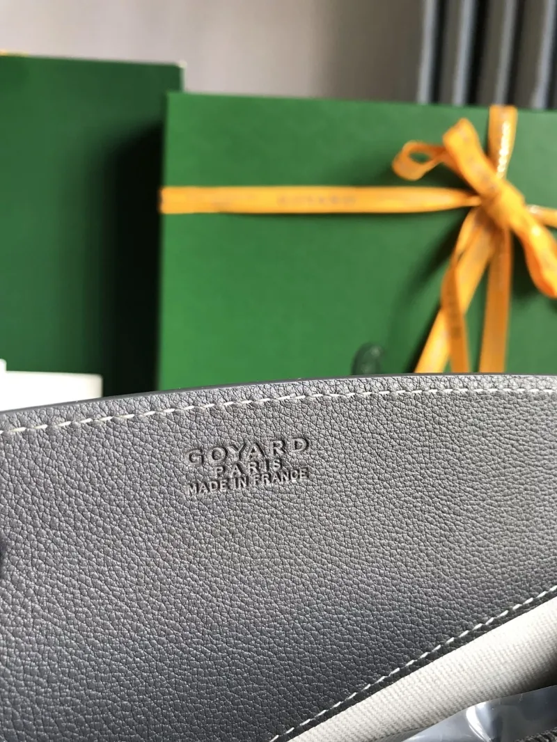 Goyard Gray Top Handle Shoulder Bag - Image 8