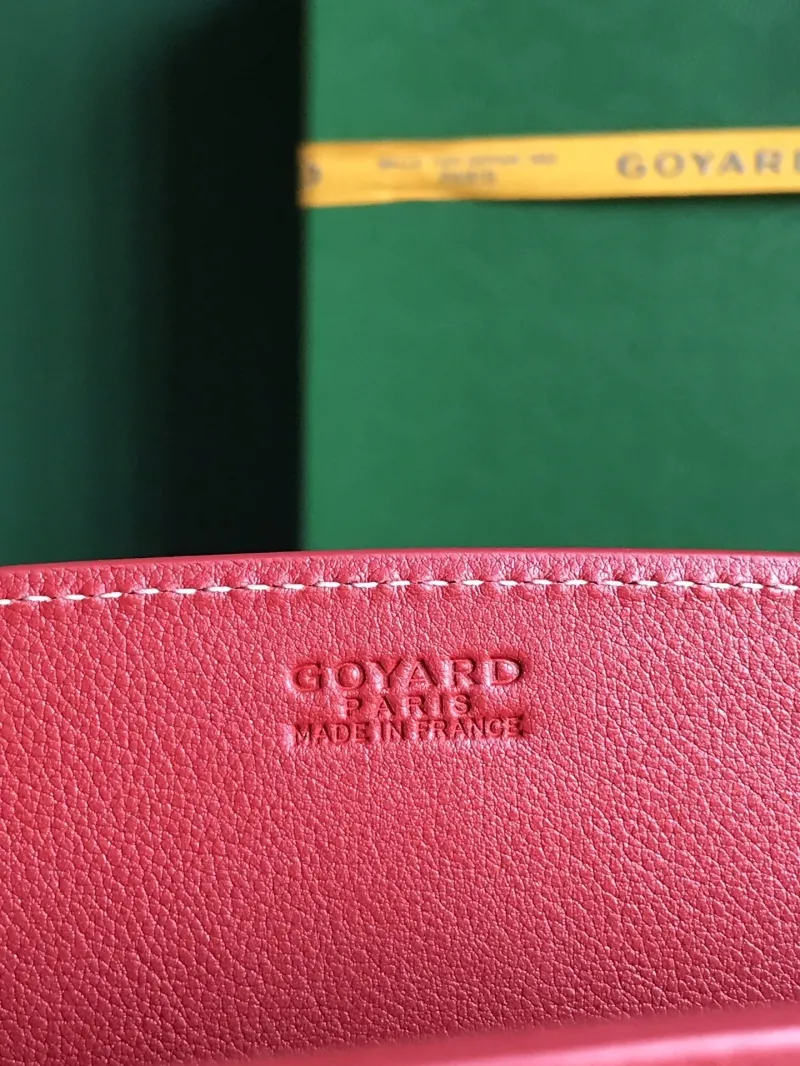 Goyard Red Top Handle Chain Bag 336 - Image 8