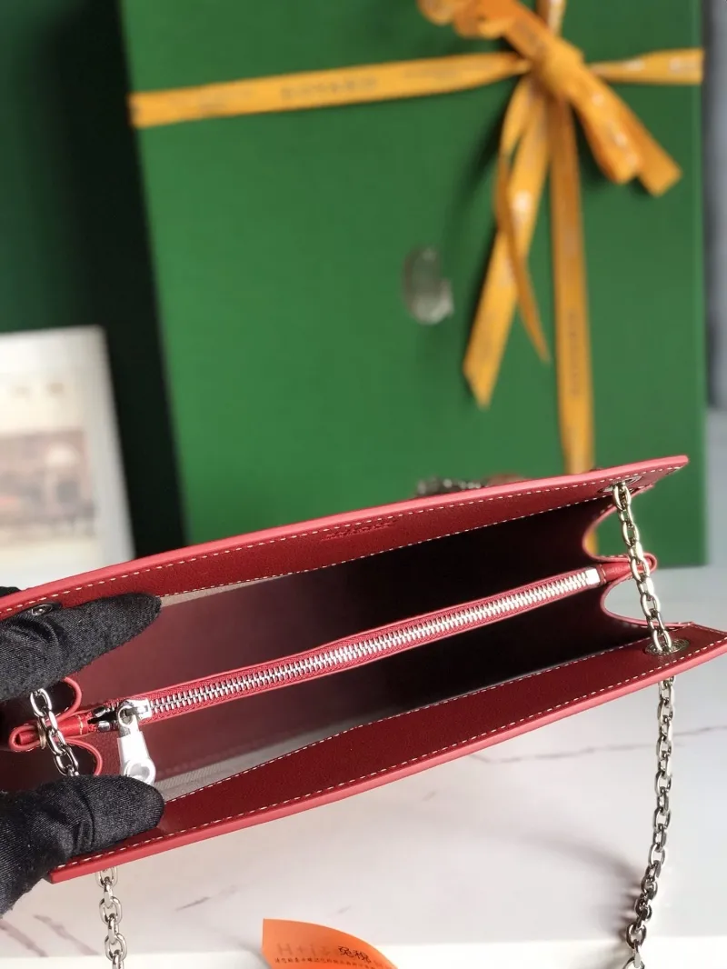 Goyard Red Top Handle Chain Bag 336 - Image 9