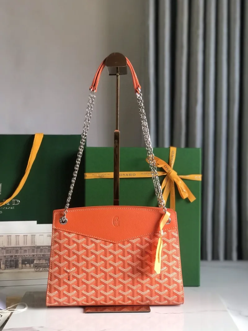 Goyard Orange Top Handle Bag 337