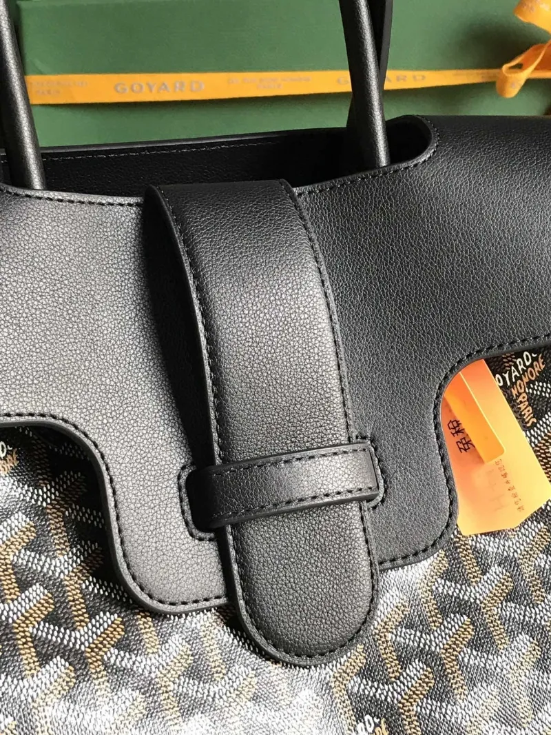 Goyard Black Top Handle Bag 338 - Image 5