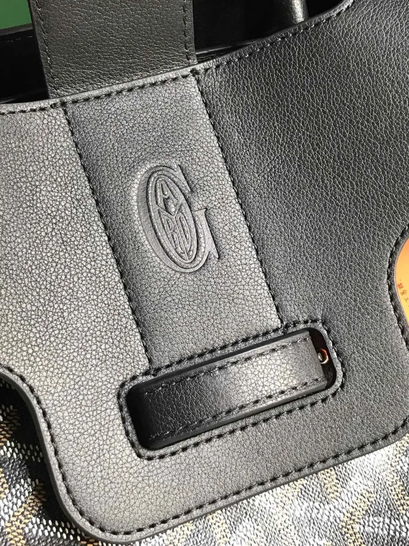 Goyard Black Top Handle Bag 338 - Image 7