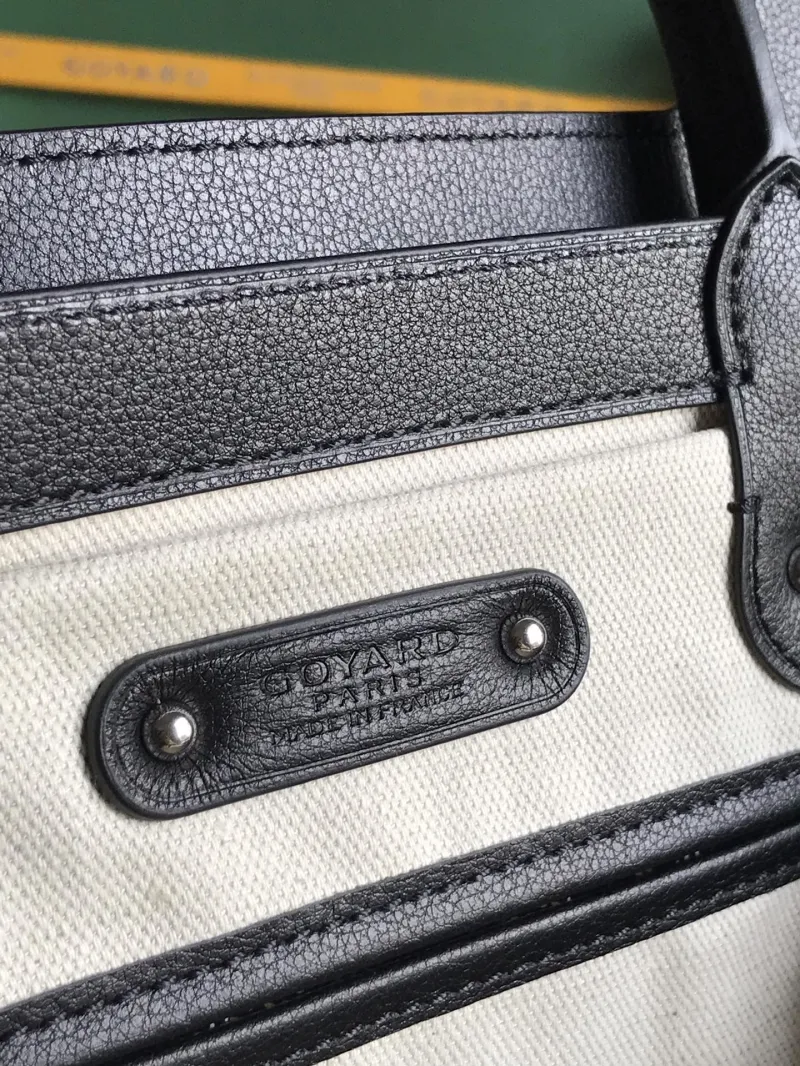 Goyard Black Top Handle Bag 338 - Image 9