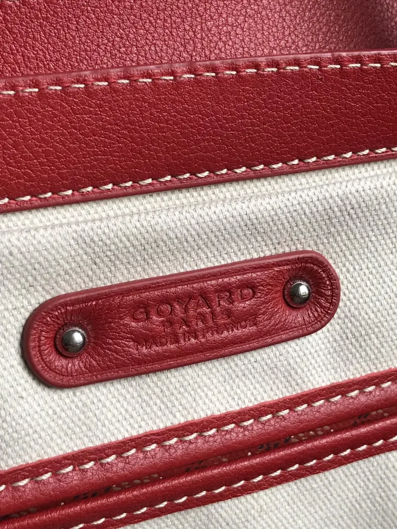 Goyard Red Top Handle Bag 340 - Image 8
