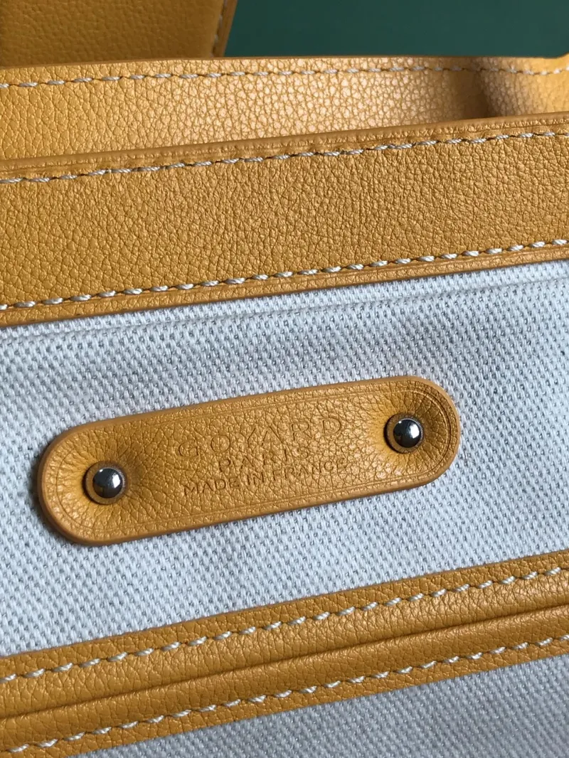 Goyard Yellow Top Handle Bag 341 - Image 9