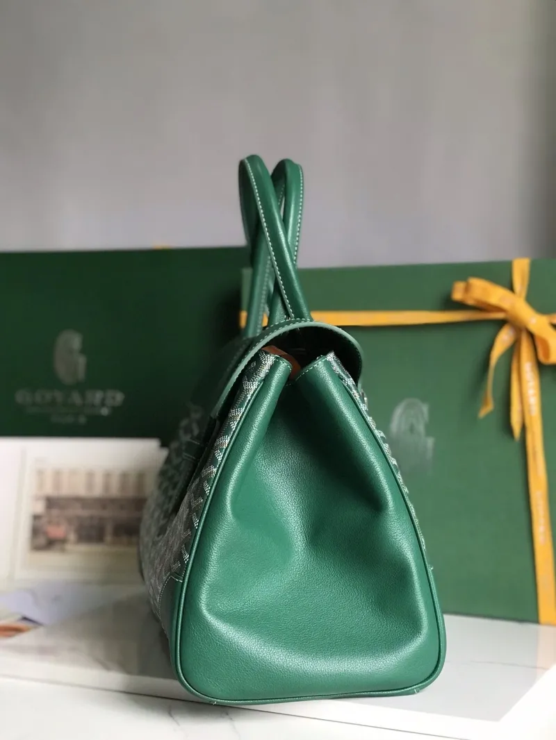 Alternative view of Goyard Green Top Handle Bag 344
