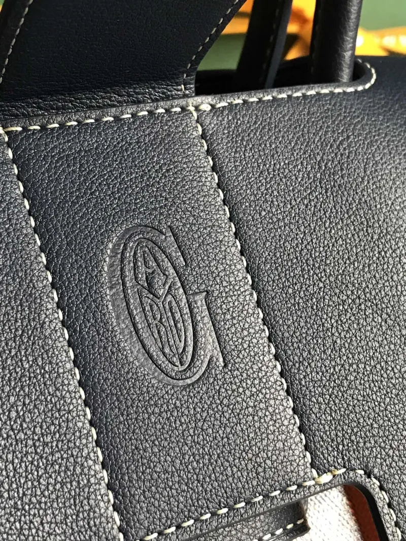 Goyard Navy Top Handle Bag 345 - Image 5
