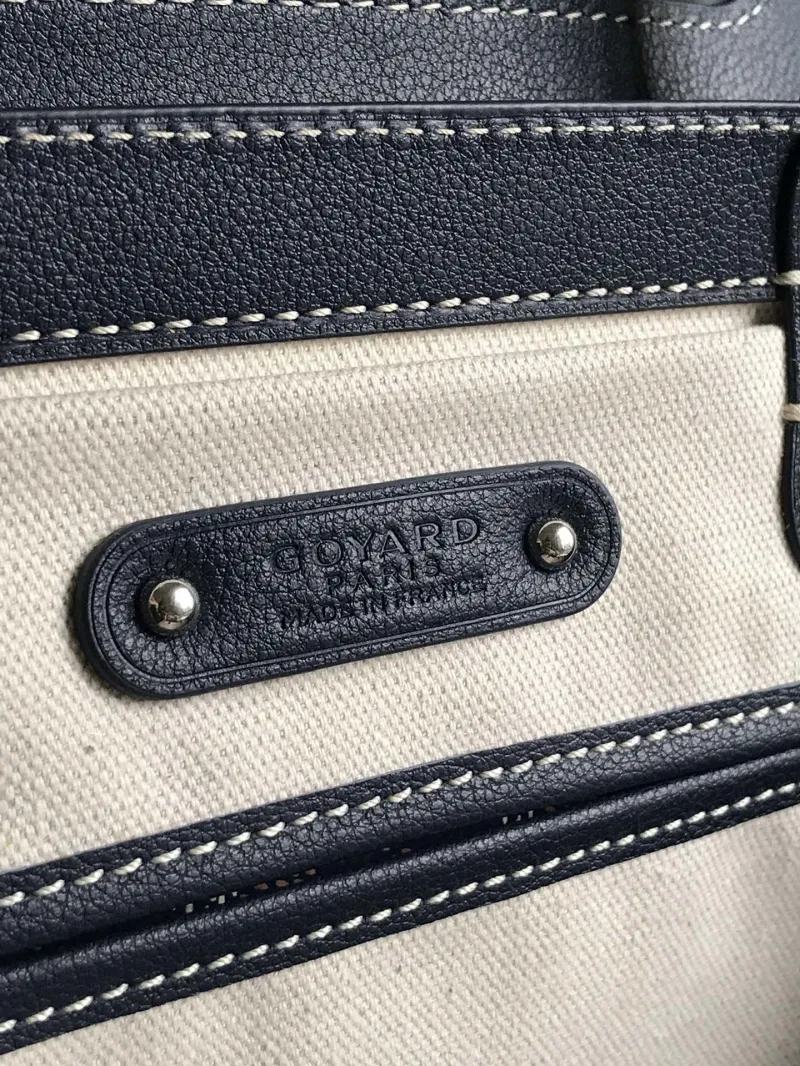 Goyard Navy Top Handle Bag 345 - Image 7