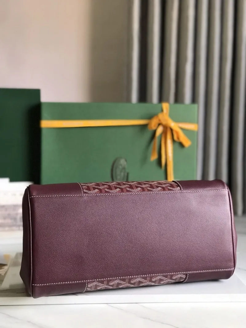 Goyard Burgundy Top Handle Bag 347 - Image 6