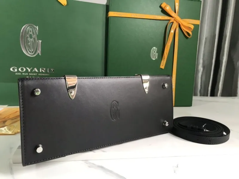Goyard Black Top Handle Bag 348 - Image 4