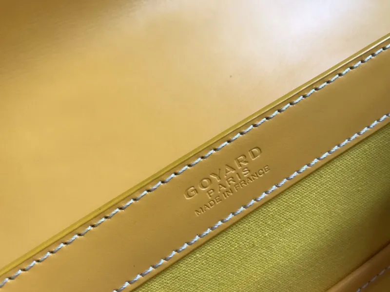 Goyard Yellow Top Handle Bag 356 - Image 8