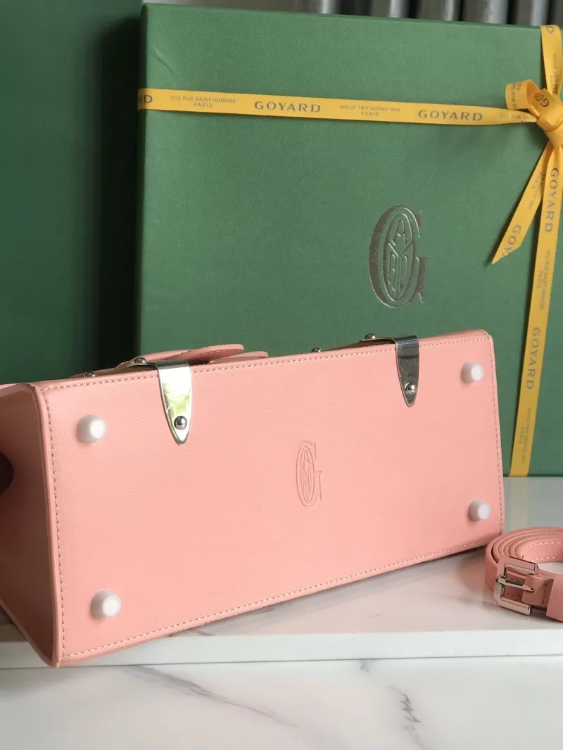 Goyard Pink Top Handle Bag 359 - Image 6