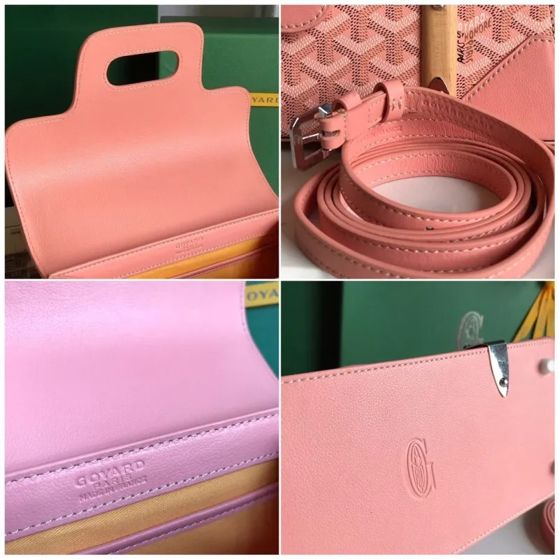 Goyard Pink Top Handle Bag 359 - Image 9