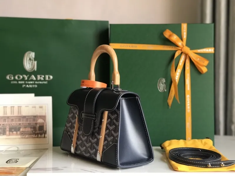 Alternative view of Goyard Black Top Handle Bag 361