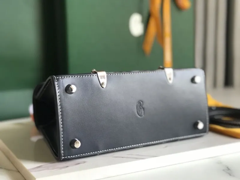 Goyard Black Top Handle Bag 361 - Image 3
