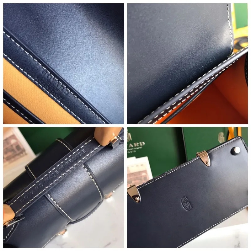 Goyard Black Top Handle Bag 361 - Image 9