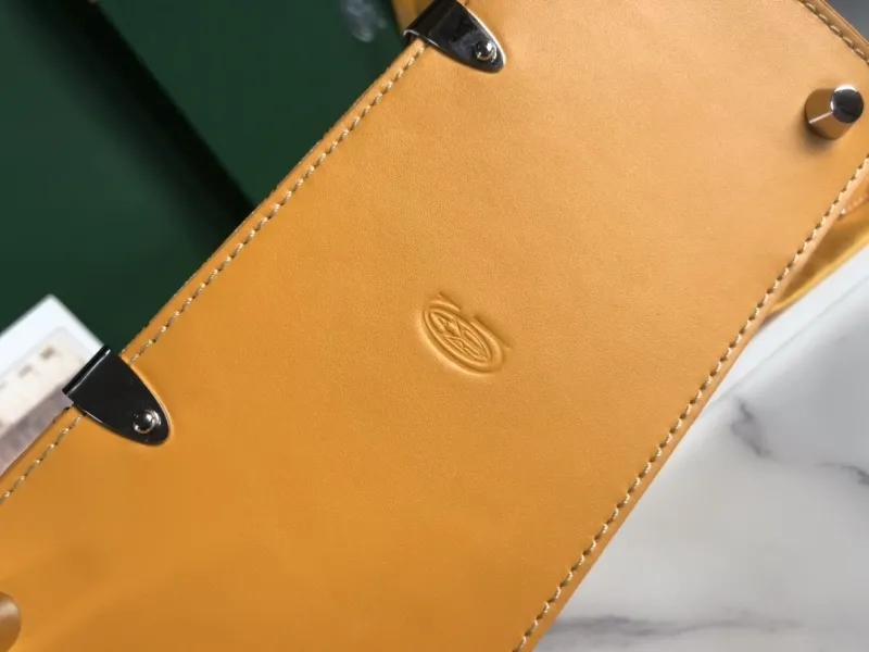 Goyard Yellow Top Handle Bag 364 - Image 5