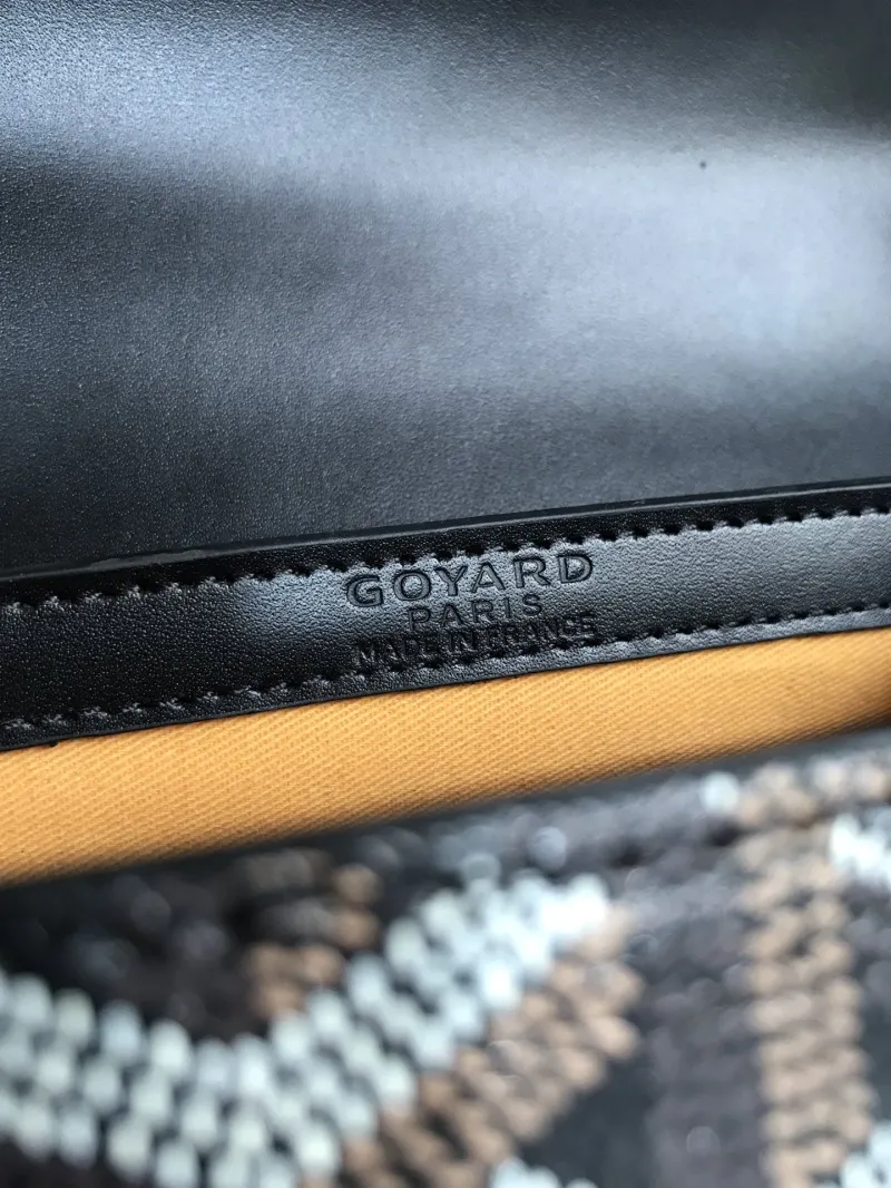 Goyard Black Top Handle Bag 369 - Image 8