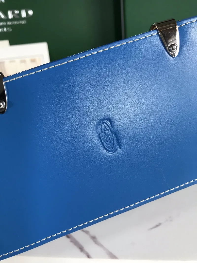 Goyard Blue Top Handle Bag - Image 7