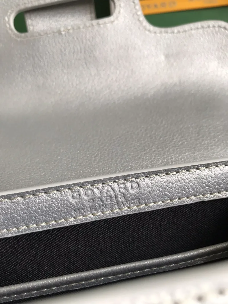 Goyard Silver Top Handle Crossbody Bag - Image 6