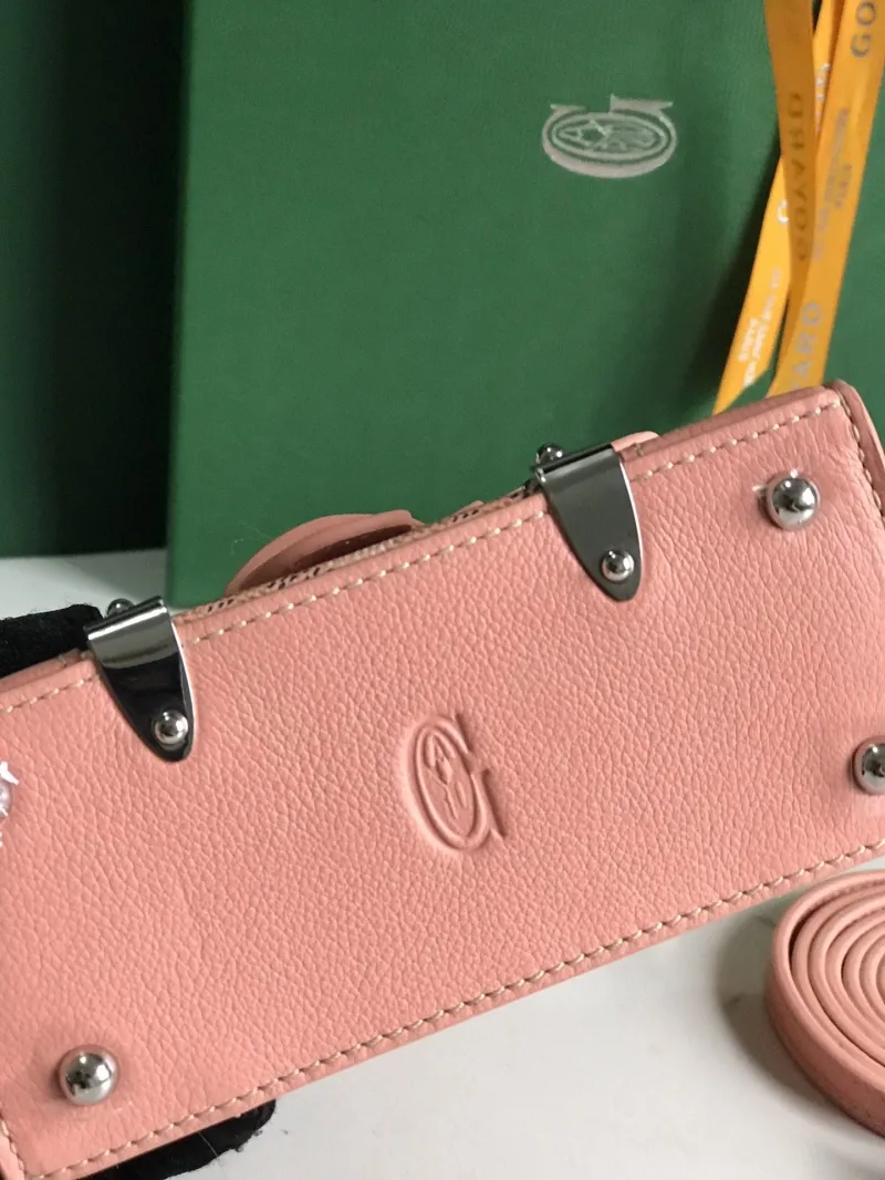 Goyard Pink Mini Top Handle Bag 377 - Image 5