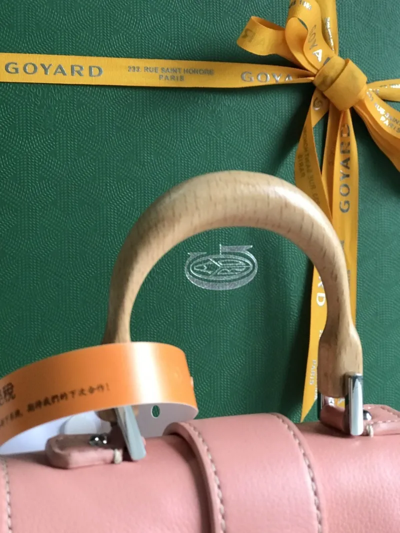 Goyard Pink Mini Top Handle Bag 377 - Image 6