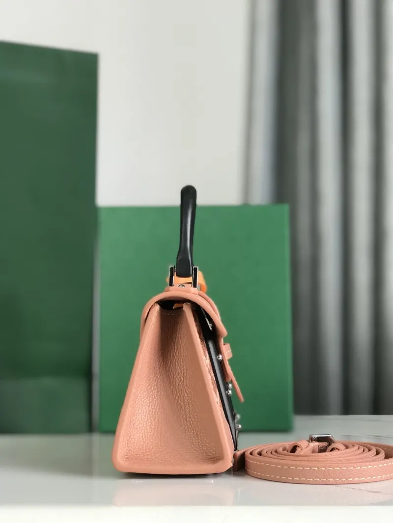 Goyard Pink Mini Top Handle Bag 379 - Image 4