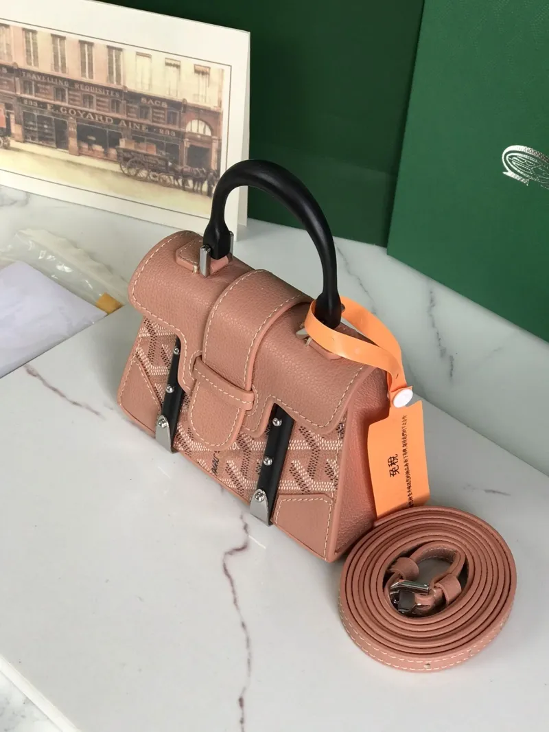 Goyard Pink Mini Top Handle Bag 379 - Image 5