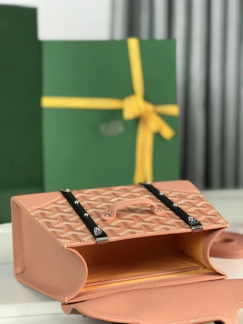 Goyard Pink Top Handle Bag 383 - Image 9