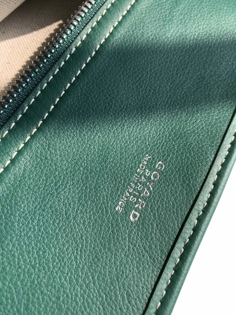 Goyard Green Top Handle Tote Bag 391 - Image 9