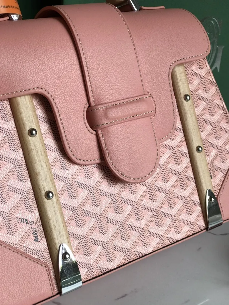 Goyard Pink Top Handle Bag 429 - Image 4