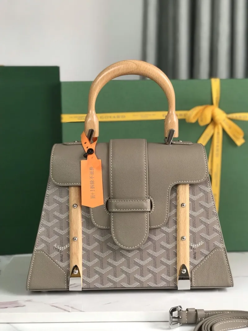 Goyard Gray Top Handle Handbag
