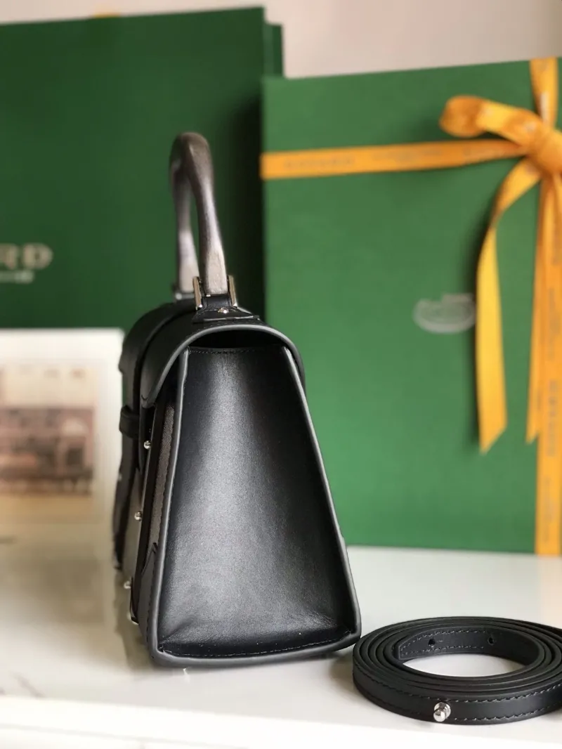 Alternative view of Goyard Black Top Handle Bag 444