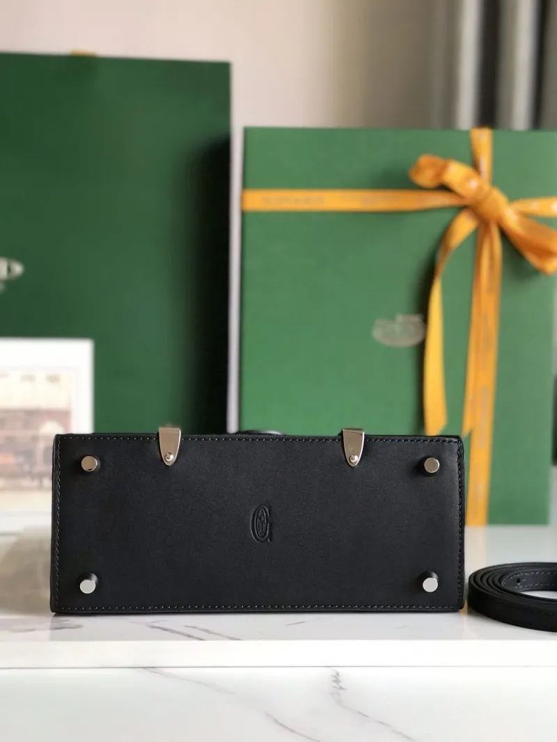 Goyard Black Top Handle Bag 444 - Image 4