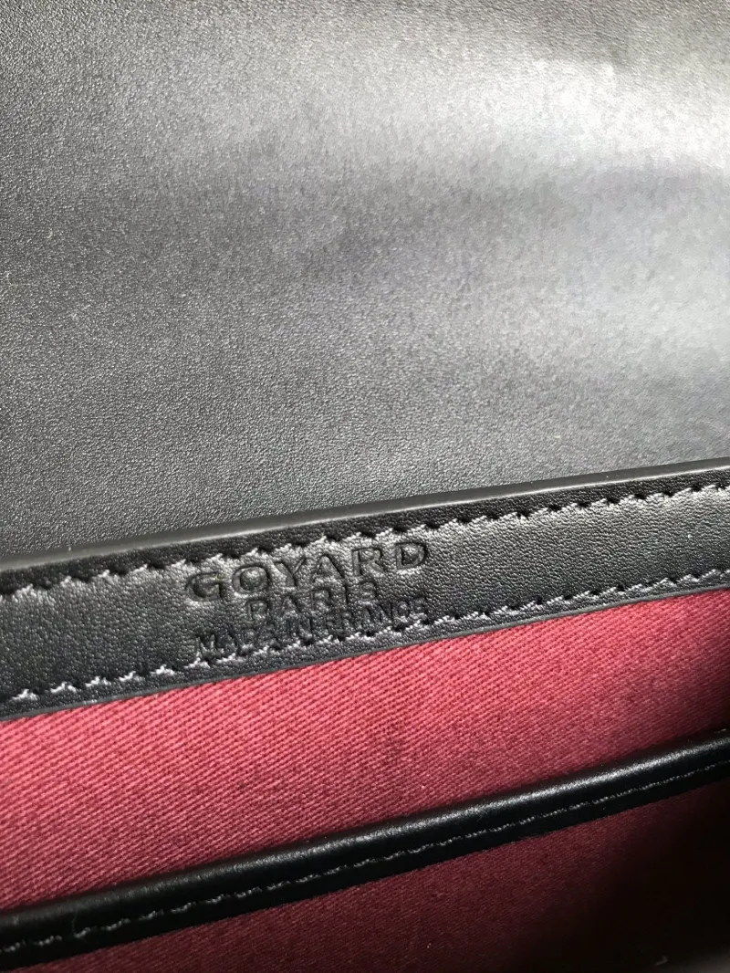 Goyard Black Top Handle Bag 444 - Image 7