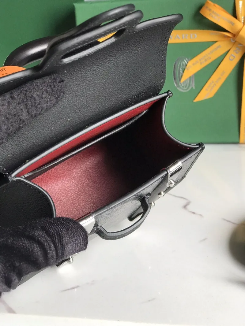 Goyard Black Mini Top Handle Bag - Image 8