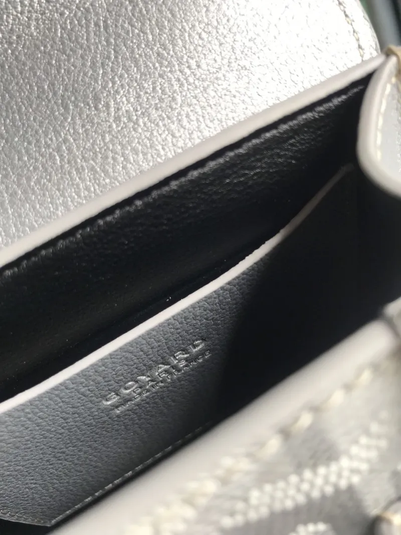 Goyard Gray Mini Top Handle Bag 446 - Image 7