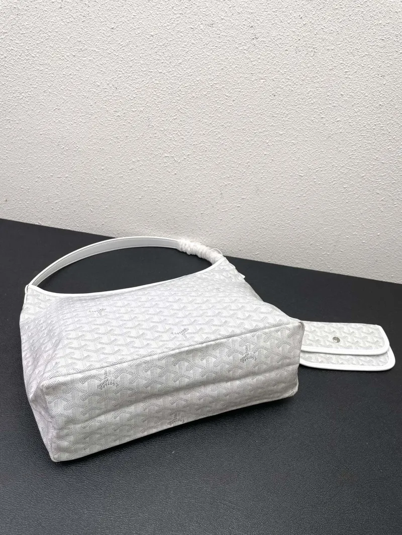Goyard White Hobo Bag 42cm SKU 457 - Image 5