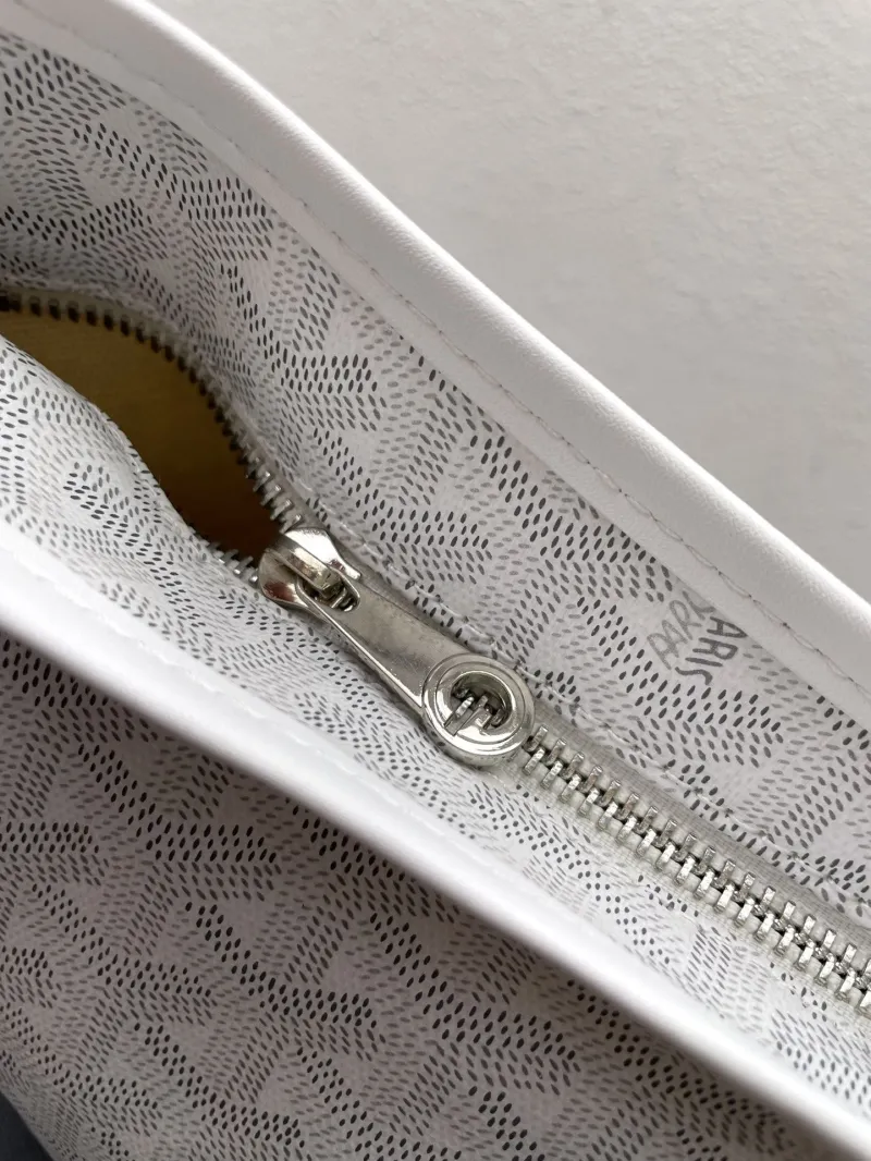 Goyard White Hobo Bag 42cm SKU 457 - Image 7