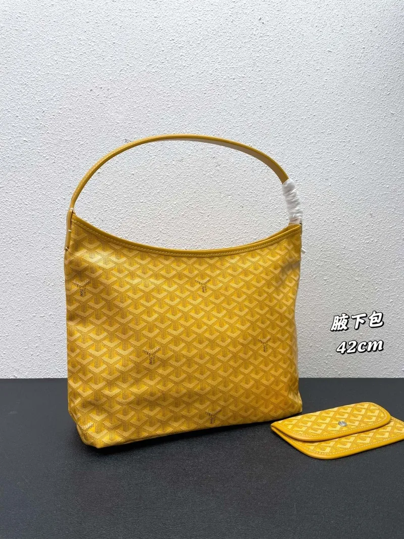 Alternative view of Goyard Yellow Hobo Shoulder Bag 42cm SKU 458