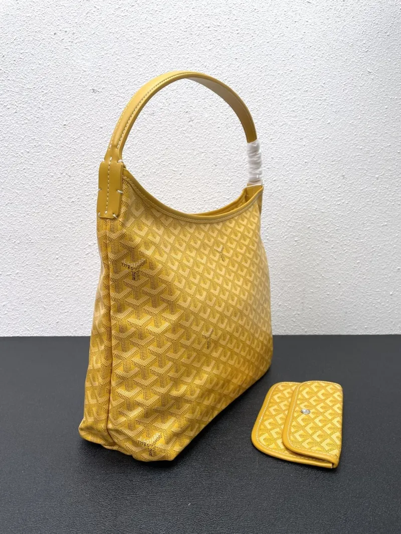 Goyard Yellow Hobo Shoulder Bag 42cm SKU 458 - Image 4