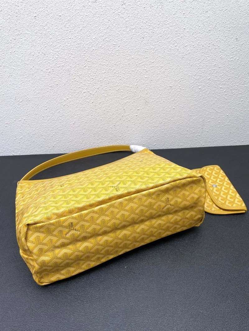 Goyard Yellow Hobo Shoulder Bag 42cm SKU 458 - Image 5
