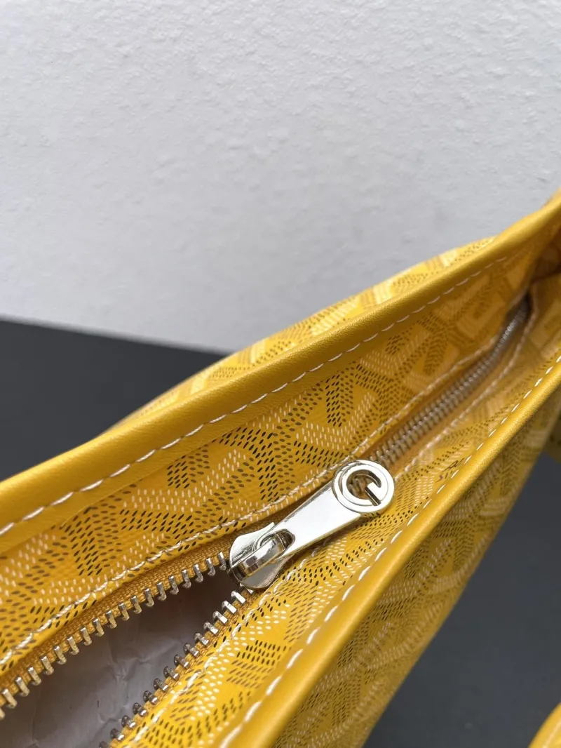Goyard Yellow Hobo Shoulder Bag 42cm SKU 458 - Image 7