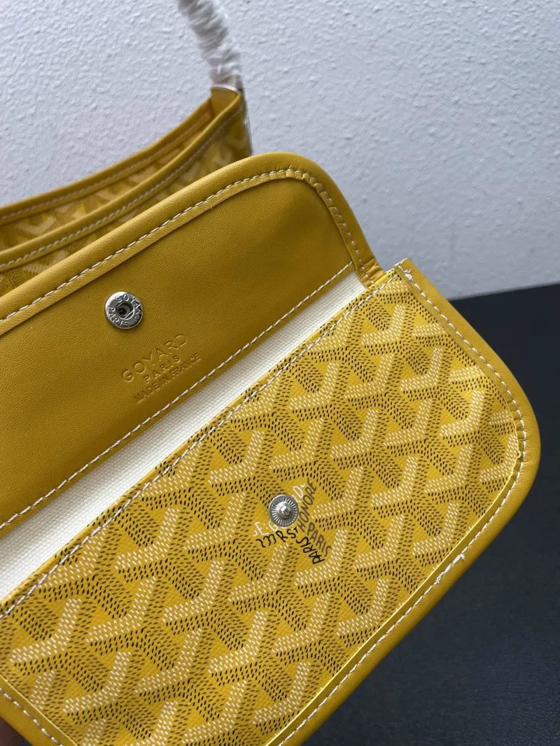 Goyard Yellow Hobo Shoulder Bag 42cm SKU 458 - Image 8
