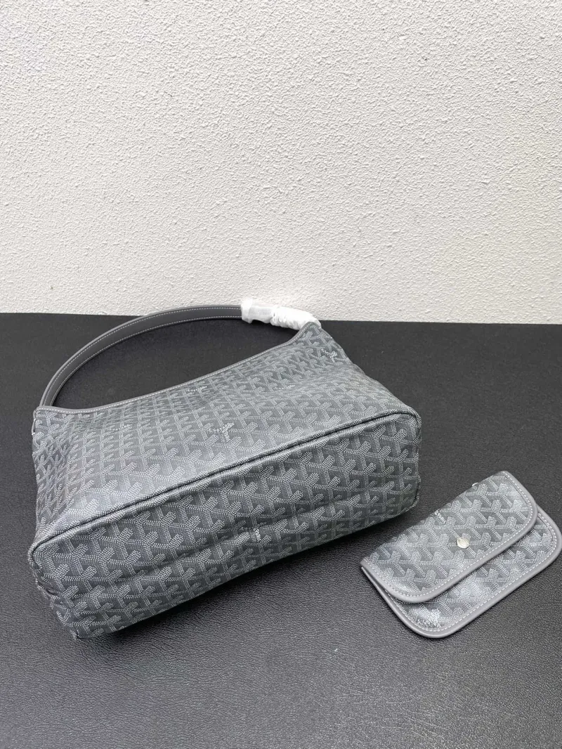Goyard Gray Hobo Bag with Pouch 42cm - Image 5