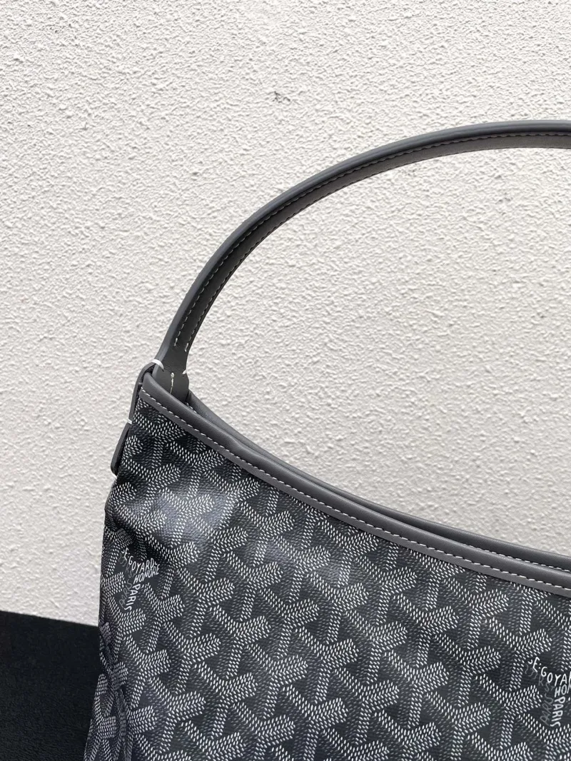 Goyard Gray Hobo Bag with Pouch 42cm - Image 6