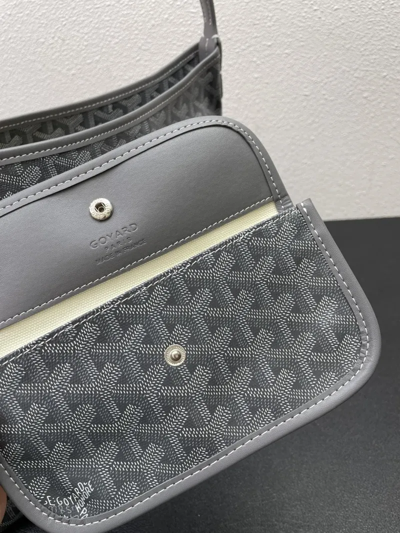 Goyard Gray Hobo Bag with Pouch 42cm - Image 8