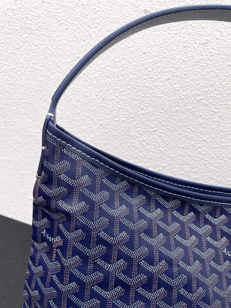 Goyard Blue Underarm Hobo Bag 42cm with Pouch - Image 6