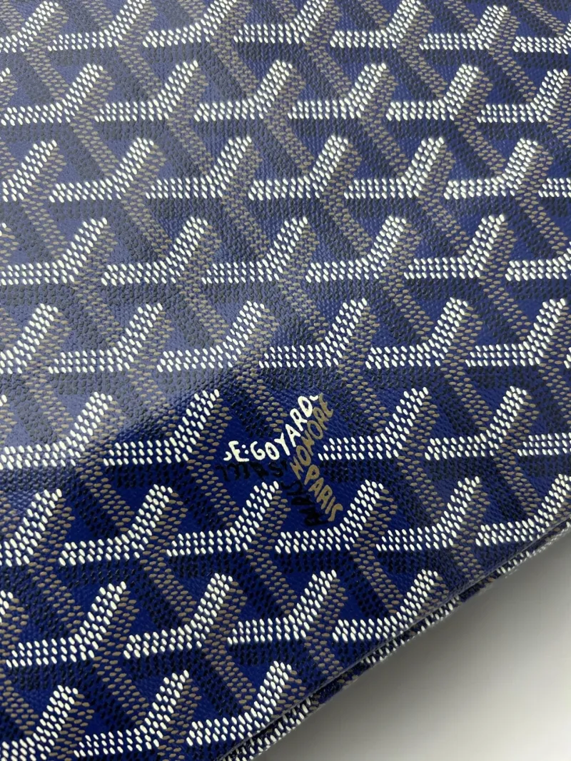 Goyard Blue Hobo Shoulder Bag 42x27x15cm - Image 4