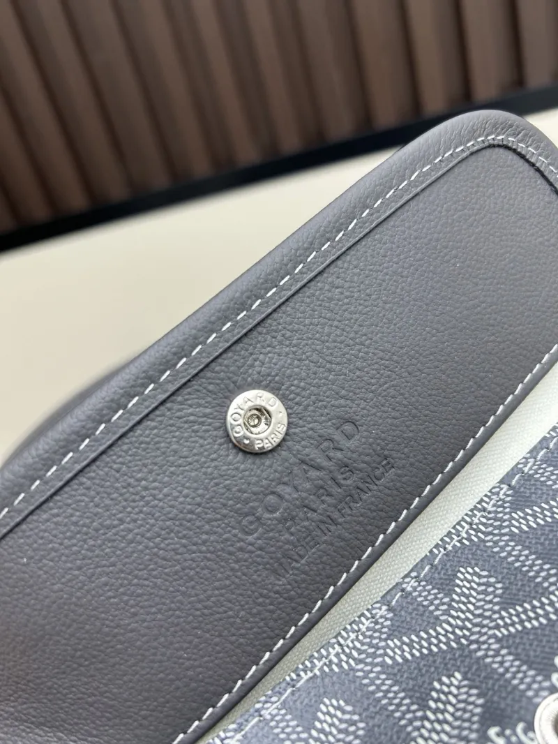 Goyard Gray Top Handle Hobo Bag 466 - Image 7